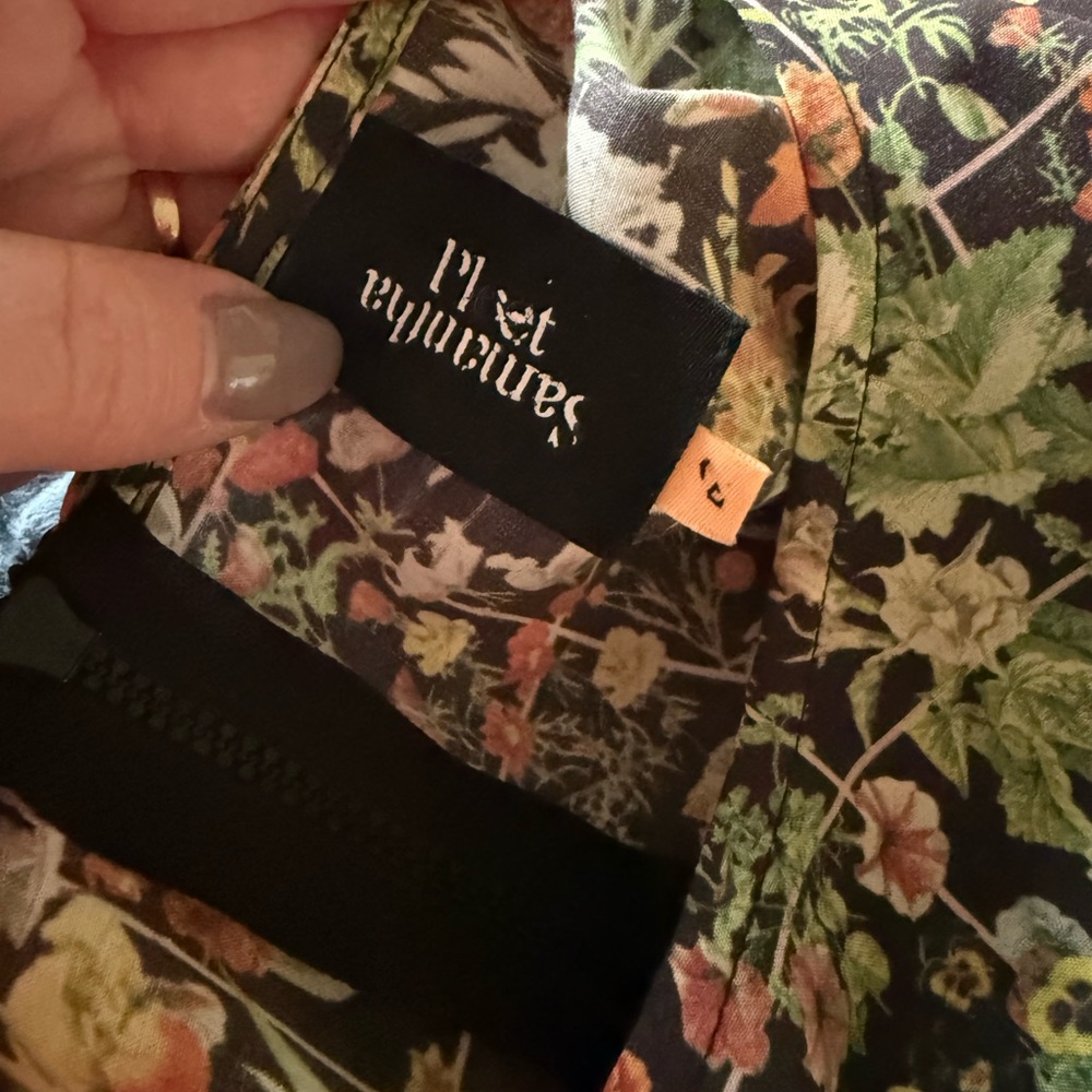 Samantha Pleet botanical grid print Booster Dress - Picture 3 of 6